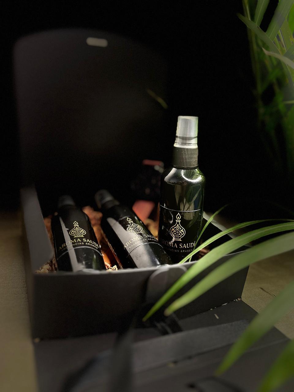 Aroma Saudí: 3 Fragancias Árabes + Reloj de Lujo